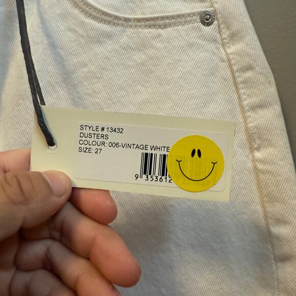 Rolla’s Size 27 Dusters High Rise Slim Straight Jean in Vintage White New - Picture 8 of 9